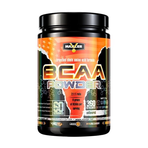 BCAA powder 2:1:1 sugar free 420 г клуб/киви Mxl